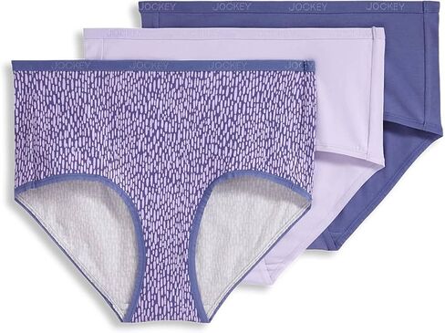 Jockey Women Women Intelder Cotton Stretch Logo Modern - 3 Pack in Saudi Arabia
