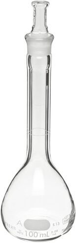 Corning Pyrex® #5640-250 ، 250 مل من الفئة A قوارير حجمية مع سدادة Taper القياسية Pyrex® (واحدة) in Saudi Arabia