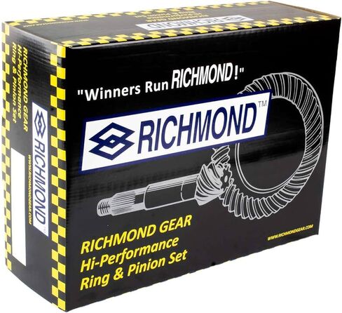 Richmond Gear 69-0173-1 Differential Ring and Pinion for GM 8.5"/8.625" (10 Bolt), 5.38 Ratio, Requires 2.73+ Ratio Carrier, Notched Cross Pin, Replaces G885538 in Saudi Arabia