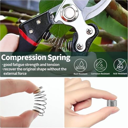 115Pcs 29 Sizes Stainless Steel Mechanical Small Springs Assortment Kit Contains 45/90/120 Degree 6 Laps Torsion Springs and Compression Spring for Shop Home Repairs in Saudi Arabia