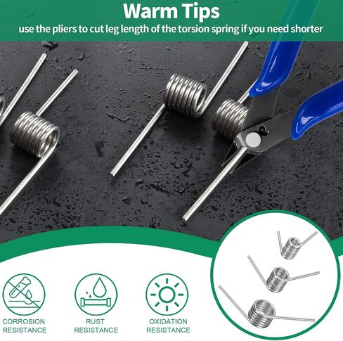 115Pcs 29 Sizes Stainless Steel Mechanical Small Springs Assortment Kit Contains 45/90/120 Degree 6 Laps Torsion Springs and Compression Spring for Shop Home Repairs in Saudi Arabia