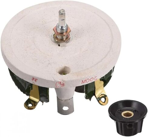High Power 200W BC1 Wirewound Potentiometer Rotary Rheostat Ceramic Variable Resistor 5R 10R 20R 50R 100R 200R 300R 500R 1K (150R) in Saudi Arabia