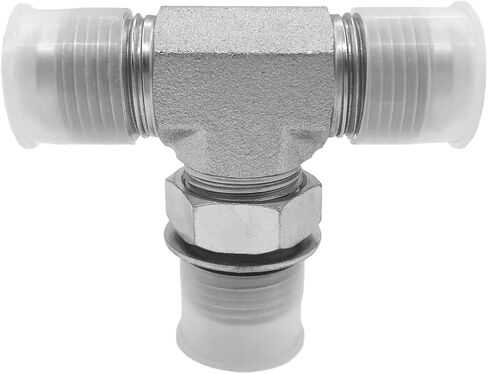 (2 pack) 6803-06-06-06-NWO محول هيدروليكي مناسب 9/16 "-18UNF ذكر JIC 37 ° × 9/16" -18UNF MALE JIC 37 ° × 9/16 "-18UNF MALE MALE RING TEE BOSS in Saudi Arabia