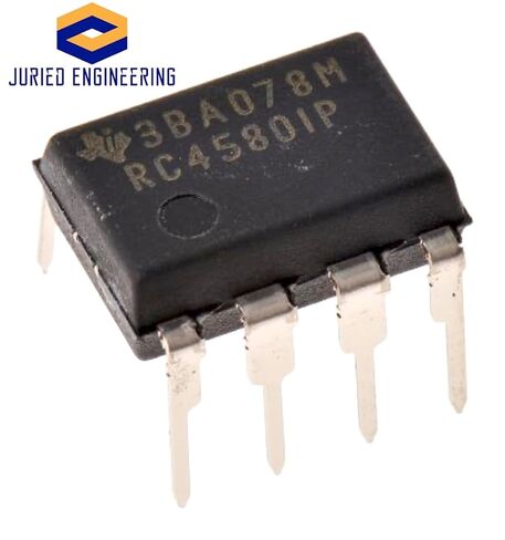 RC4580IP RC4580 Dual Low-Noise, Low-Distortion Operational Amplifier DIP-8 (Pack of 10) in Saudi Arabia