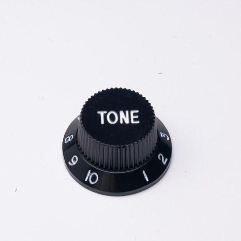 Metric Strat Knobs 1 Volume 2 Tone Control Knobs Fine 18-Spline Set for Import Squier Strat Style Electric Guitar, Black(White). in Saudi Arabia