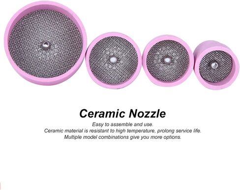 KIMISS Ceramic Sandblast Nozzle Set - Alumina Sand Blasting Nozzle Cups for WP-9/20 Welding Torch, High Efficiency Industrial Ceramic, Multiple for Versatile Use in Saudi Arabia