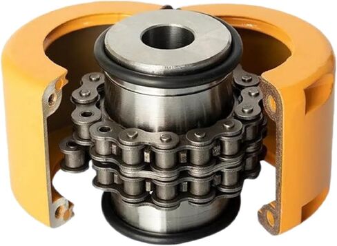 kc4012 مقرنة سلسلة تروس المسننة مع غطاء 12/12.7/14/15/16/17/18/11/12/22/22 ملم اقتران سلسلة اقتران السلسلة 1pcs (12.7x16) in Kuwait