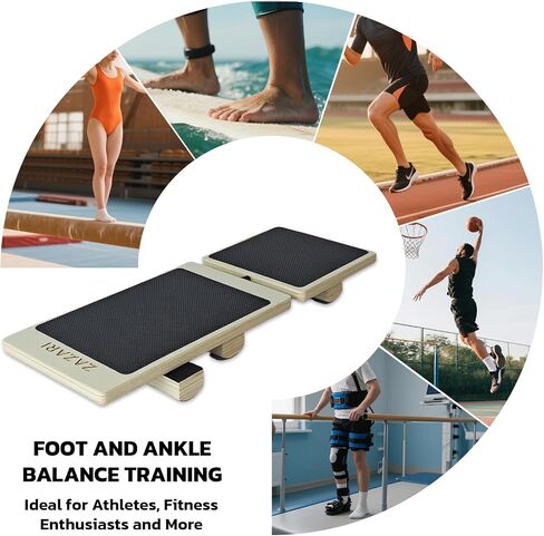 Foot Footsener ولوحة توازن الساق الفردية لاستقرار الكاحل ، والتهاب اللفافة الأخمصية واستعادة التواء | في المنزل العلاج الطبيعي ومصحح الموقف in Saudi Arabia