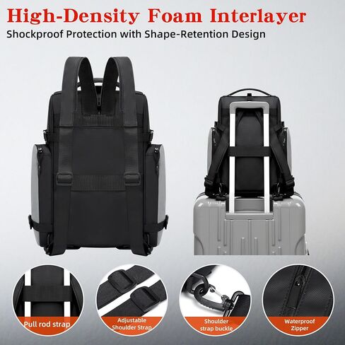 حقيبة رف الدراجة مع غطاء المطر-19L مقاوم للماء إكسسوارات الدراجات الدراجة 4 في 1 Crossbody Luggage Counter Bag Counter للتنقل التسوق في الهواء الطلق ملحق ركوب الدراجات في الهواء الطلق in Kuwait