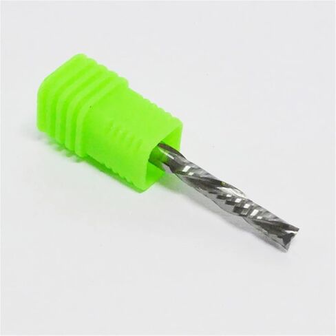 VSHARP 3.175 4 5 6MM شانك 2 الناي الفلوت الطاحونة الحلزونية طاحونة التنغستن حافة مزدوجة حافة أسفل قطع الطحن للاكريليك MDF PVC (3.175x3.175x15) in Saudi Arabia
