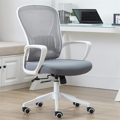Office Chair Ergonomic Office Chair Desk Chair Mesh PC Chair with Lumbar Support Arm Adjustable Swivel Rolling Task Mid Rear Executive Chair Home Office Desk Chairs(C) in Saudi Arabia