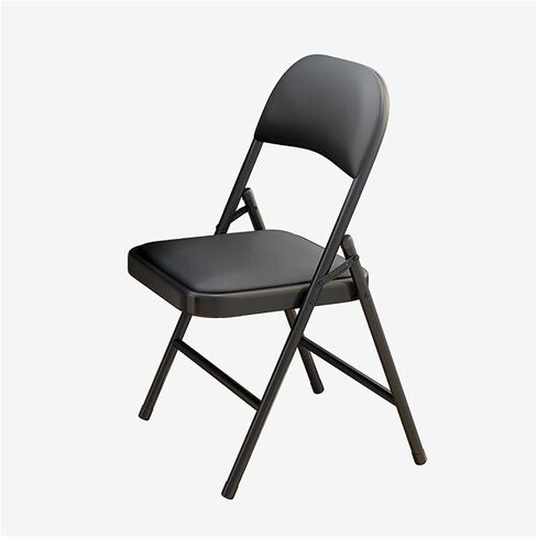 Office Chair Office Chair, Steel Frame Upholstered Premium Fabric Seat and Folding Back Chair, Double Stand, Folding Chair for Home Office Home Office Desk Chairs(A) in Saudi Arabia