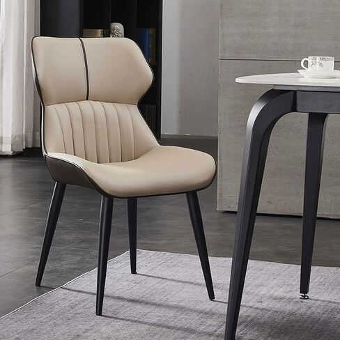 Office Chair Dining Chair Modern Comfortable Home Office Chair Hotel Leisure Stool Light Luxury Backrest Iron Restaurant Chair Office Chair Home Office Desk Chairs(B) in Saudi Arabia