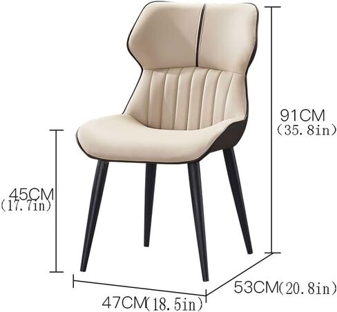 Office Chair Dining Chair Modern Comfortable Home Office Chair Hotel Leisure Stool Light Luxury Backrest Iron Restaurant Chair Office Chair Home Office Desk Chairs(B) in Saudi Arabia