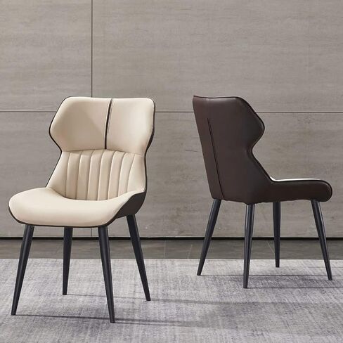 Office Chair Dining Chair Modern Comfortable Home Office Chair Hotel Leisure Stool Light Luxury Backrest Iron Restaurant Chair Office Chair Home Office Desk Chairs(B) in Saudi Arabia
