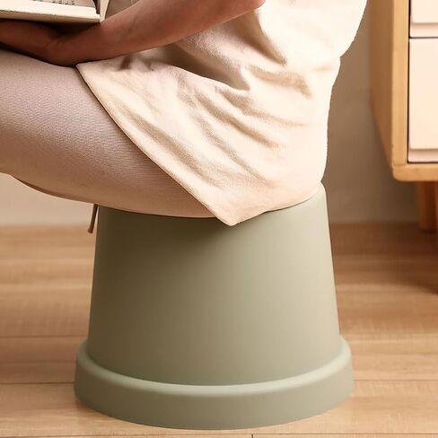 Office Chair Household Plastic Thickened Small Stool Fashionable Small Bench Coffee Table Study Stool Bathroom Coffee Table Changing Shoes Shower Stool Home Office Desk Chairs(B) in Saudi Arabia