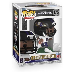 Football: Ravens - Lamar [Jackson] Vinyl Figure Collectibles Bundle with Compatible Funko Pop Box Protector in Kuwait