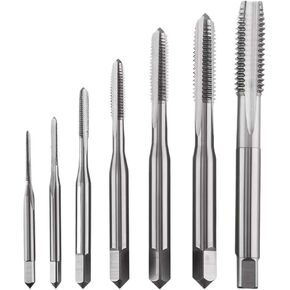 Left Hand Screw Machine Reverse Thread Tap Drill Bits Straight Flute Size M20 M22 M23 M24 10Pcs(M20x0.5) in Saudi Arabia