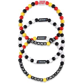 FOCO NASCAR Joey Logano Mens 3 Pack Friendship Bracelet in Kuwait