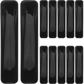 20pcs Stick on Drawer Pulls: Plastic Self Adhesive Door Cabinet Handles Peel and Stick Cabinet Handles Push Pulls for Kitchen Sliding Door Black in Kuwait