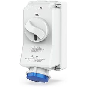 التعشيق الميكانيكي مفتاح مثبت مع المقبس 16-63A IP67/44 (IP67 4P 63A) in Kuwait