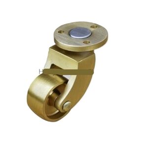 نقي النحاس النحاس دوارة المعادن المعدنية مسطحة العجلات الثقيلة دعم الأثاث الصامت دعم الساق سرير (أ) in Kuwait