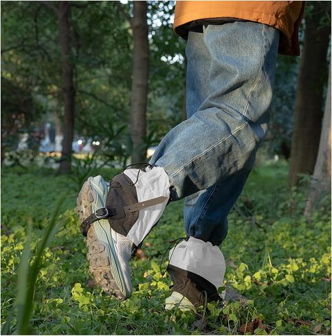 Waterproof Anti-Tear Ankle Gaiters Ultra-Light Silicone Coated Trail Gaiters Low Ankle Gators for Outdoor Hiking Walking in Saudi Arabia