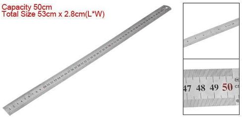 #US 50cm 20 Inch Stainless Metal Measuring Straight R in Saudi Arabia