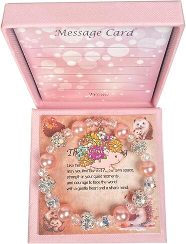 Hedgehog Gifts for Hedgehog Lovers Hedgehog Bracelet Jewelry Inspiration Gift for Women Daughter Granddaughter Birthday Gifts in Kuwait