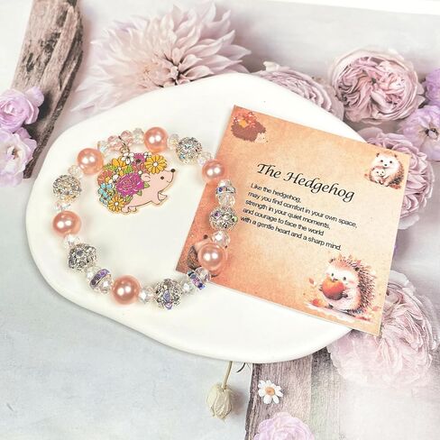 Hedgehog Gifts for Hedgehog Lovers Hedgehog Bracelet Jewelry Inspiration Gift for Women Daughter Granddaughter Birthday Gifts in Kuwait