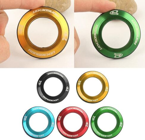 غطاء مميز للدراجة الأمامية شوكة الغسالة غسالة الغبار ، MTB ROAD BICYCLE STEM CAP - Superlight & Frantability Aluminium Aluminium in Saudi Arabia