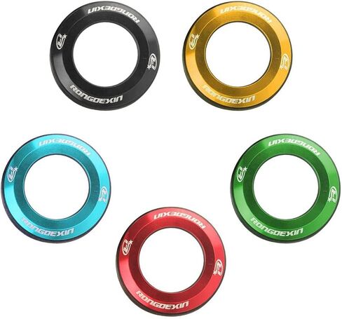 غطاء مميز للدراجة الأمامية شوكة الغسالة غسالة الغبار ، MTB ROAD BICYCLE STEM CAP - Superlight & Frantability Aluminium Aluminium in Saudi Arabia