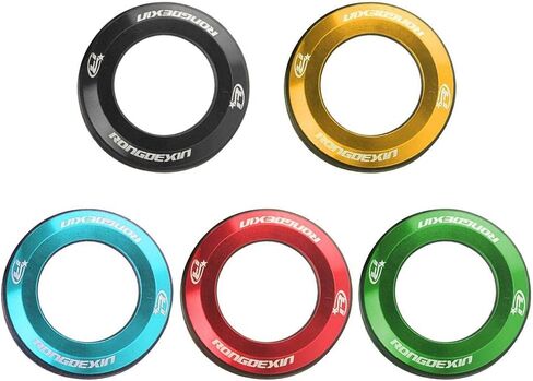 غطاء مميز للدراجة الأمامية شوكة الغسالة غسالة الغبار ، MTB ROAD BICYCLE STEM CAP - Superlight & Frantability Aluminium Aluminium in Saudi Arabia