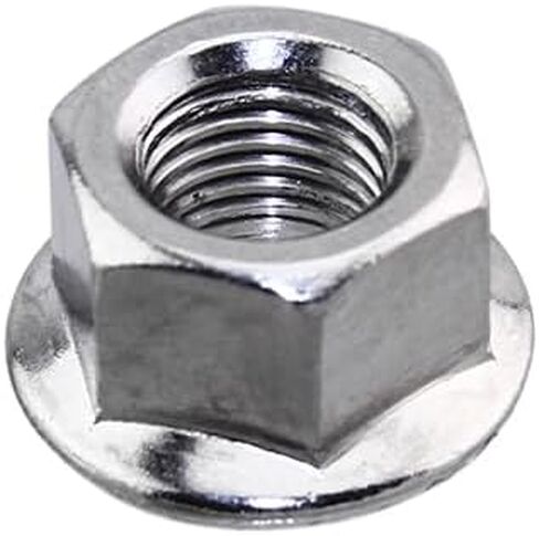 Steel American Bicycle Chrome Flanged 3/8" x 24T Hub Axle Bike Nut in Saudi Arabia