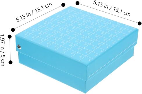 HEALLILY Microcentrifuge Tube Cryogenic Storage Holder Box for Lab Sample Organization Sturdy and Material for Easy Retrieval in Saudi Arabia