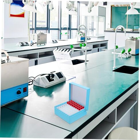 HEALLILY Microcentrifuge Tube Cryogenic Storage Holder Box for Lab Sample Organization Sturdy and Material for Easy Retrieval in Saudi Arabia