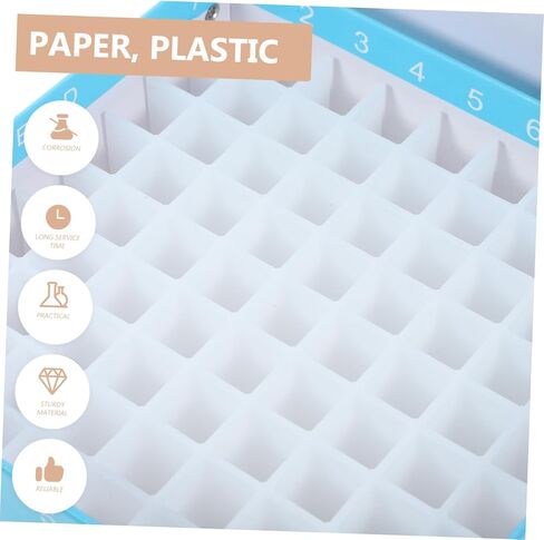 HEALLILY Microcentrifuge Tube Cryogenic Storage Holder Box for Lab Sample Organization Sturdy and Material for Easy Retrieval in Saudi Arabia
