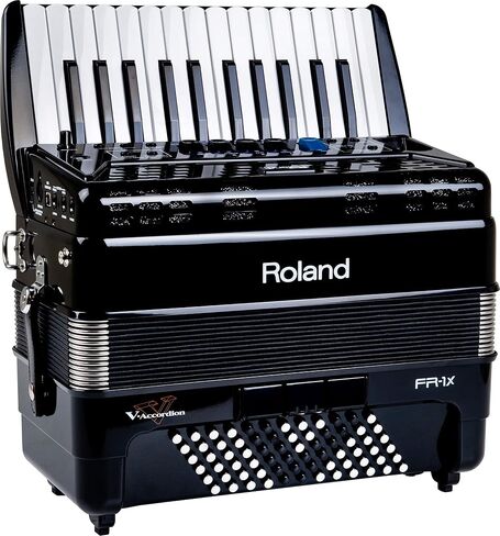 Roland FR-1X Premium V-Accordion Lite with 26 Piano Keys and Speakers, Black in Saudi Arabia
