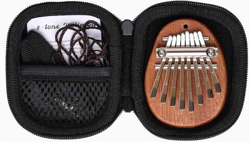 Kalimba Thumb Piano 8 Keys with Hard Protective Travel Case (Bear shaped） in Saudi Arabia