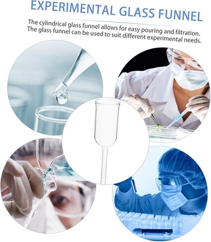 Laboratory Glass Filtration Funnel Bottom Design for Accurate Pouring and Filtration for Scientific Experiments and Research Facilities in Saudi Arabia