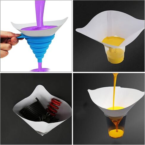 Pretyzoom 100pcs Paint Paint Filter Paper Paper Courser Nylon Mesh Clacker لطلاء السيارات in Saudi Arabia