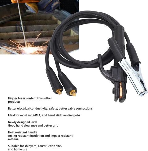 Welding Machine Welding Electrode Holder 200A Brass Iron Machine Ground Clamp Replacement Accessories with 1.5meter Cable in Saudi Arabia