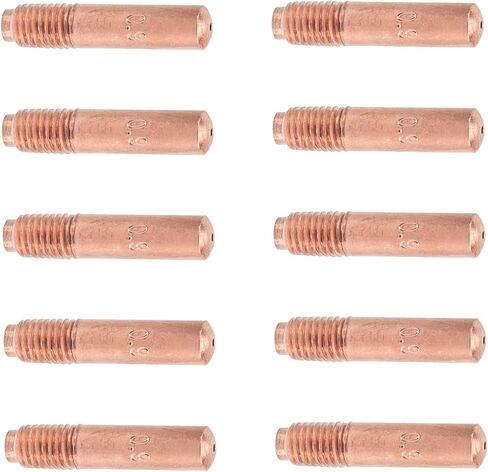 10pcs فوهات موصلة لنصائح اللحام MIG النحاس الملحقات الصغيرة 0.9 مم in Saudi Arabia
