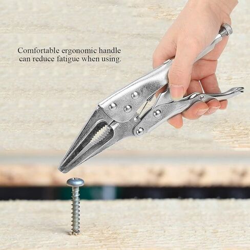9inch Needle Nose Locking Pliers Adjustable Jaw Clamping Wrench Welding Tool in Kuwait