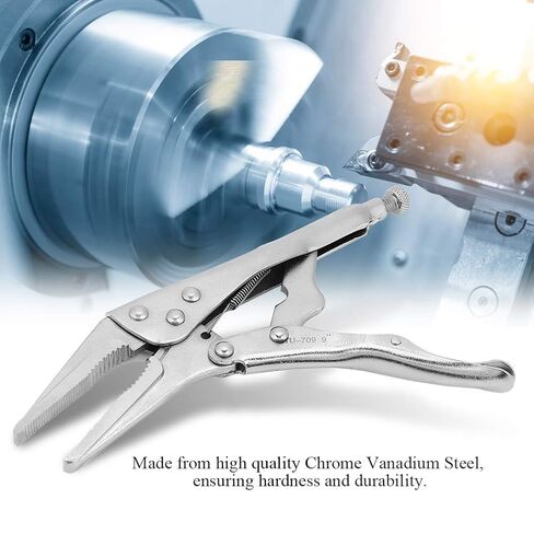 9inch Needle Nose Locking Pliers Adjustable Jaw Clamping Wrench Welding Tool in Kuwait