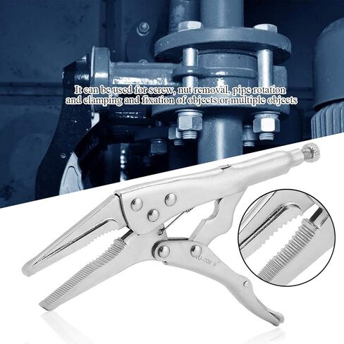 9inch Needle Nose Locking Pliers Adjustable Jaw Clamping Wrench Welding Tool in Kuwait