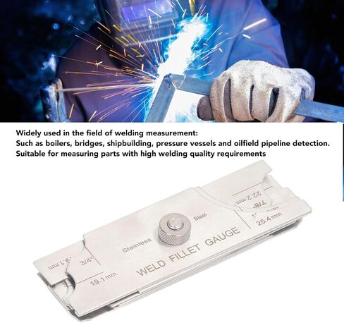 Weld Seam Weld Fillet Stainless Steel Metric and Inch Welding Cam Welding Measuring Inspection Tool in Saudi Arabia
