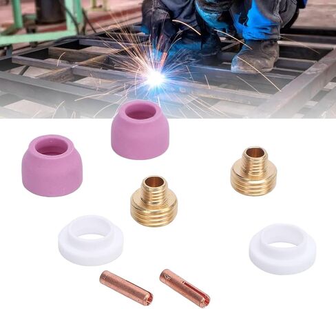 موصل شعلة لحام 2.4 مم 2.4 مم مشبك القطب الفوهة السيراميك PTFE ملحقات شعلة اللحام in Saudi Arabia
