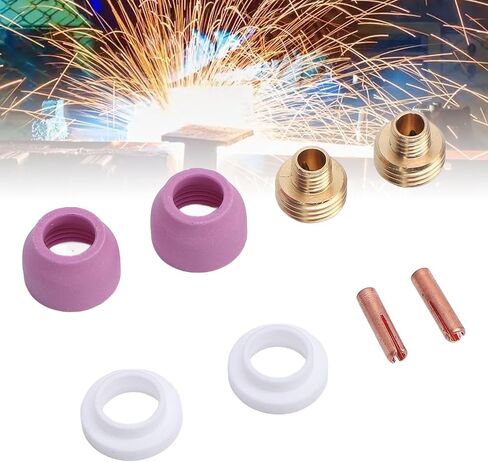 موصل شعلة لحام 2.4 مم 2.4 مم مشبك القطب الفوهة السيراميك PTFE ملحقات شعلة اللحام in Saudi Arabia