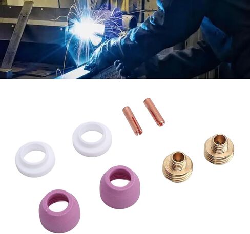 موصل شعلة لحام 2.4 مم 2.4 مم مشبك القطب الفوهة السيراميك PTFE ملحقات شعلة اللحام in Saudi Arabia